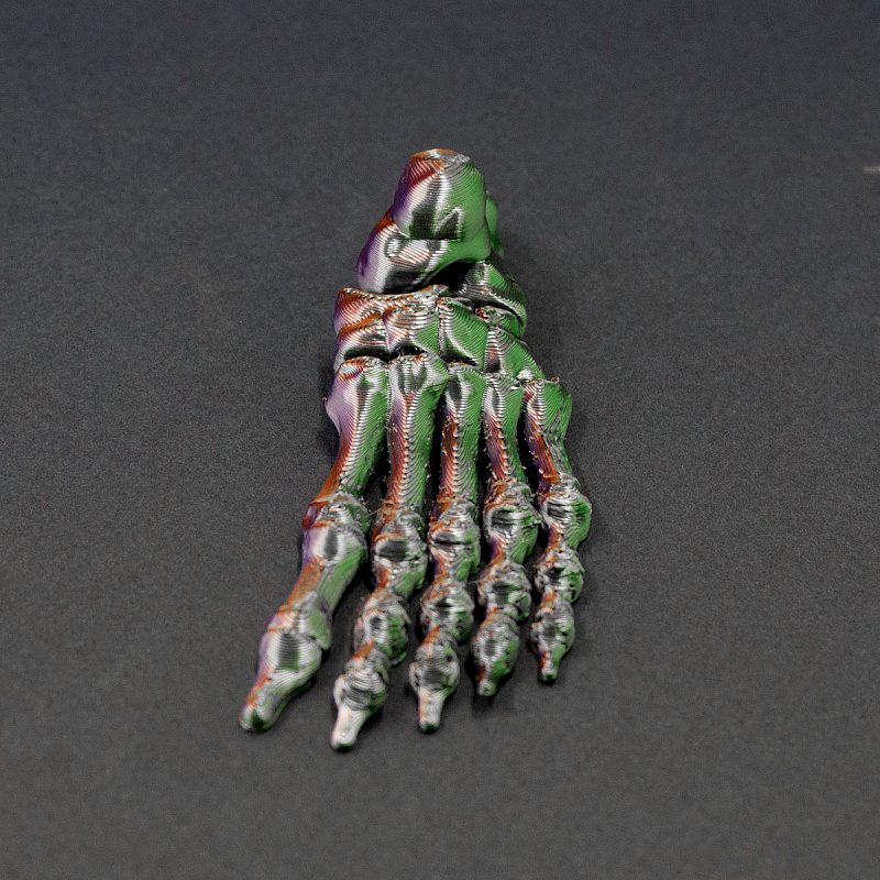 Брелок скелетная стопа