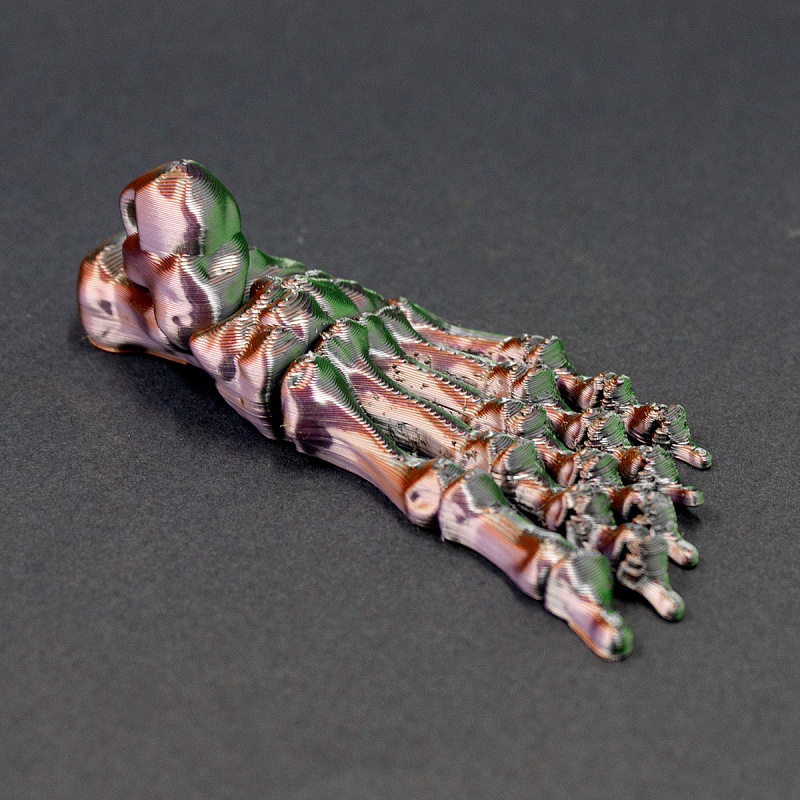 Брелок скелетная стопа