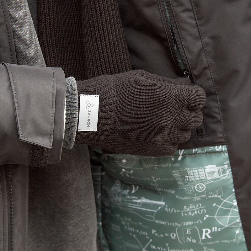 Перчатки, черные