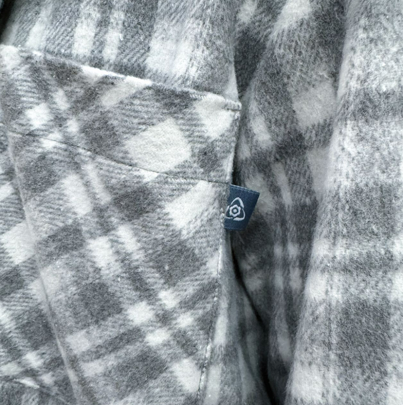 Теплая рубашка женская 