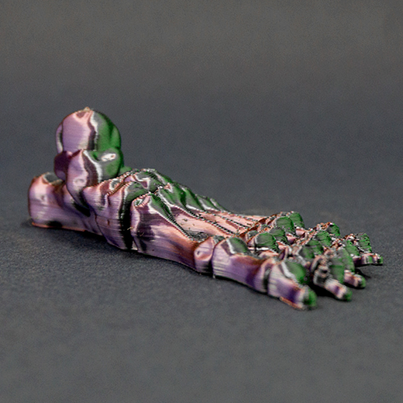 Брелок скелетная стопа